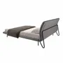 Beds - Dark grey fabric bed - ANGEL CERDÁ