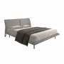 Beds - Dark grey fabric bed - ANGEL CERDÁ