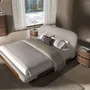 Beds - Light grey fabric bed - ANGEL CERDÁ