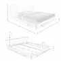 Beds - Light grey fabric bed - ANGEL CERDÁ