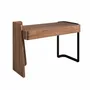 Desks - Desk in walnut and black epoxy steel - ANGEL CERDÁ
