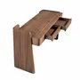 Desks - Desk in walnut and black epoxy steel - ANGEL CERDÁ