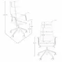 Desks - Swivel office chair in brown leatherette - ANGEL CERDÁ
