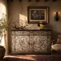 Sideboards - AP259/D2 - Hand-painted "Rinascimento" sideboard - INTERIORS ITALIA