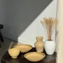 Tasses et mugs - Petit bol en terracotta jaune vintage à piédouche artisanal H8 D12 - OFFICE OBJETS