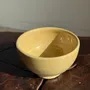 Tasses et mugs - Petit bol en terracotta jaune vintage à piédouche artisanal H8 D12 - OFFICE OBJETS