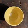 Tasses et mugs - Petit bol en terracotta jaune vintage à piédouche artisanal H8 D12 - OFFICE OBJETS