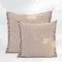 Coussins textile - NO-MAD Bunai Cushion Cover in Stuctured  Woven Cotton - NO-MAD