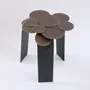 Tabourets pour collectivités - TABOURET SCULPTURE FLOWERS EN LAITON - STUDIO SOL LECCIA