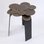 Tabourets pour collectivités - TABOURET SCULPTURE FLOWERS EN LAITON - STUDIO SOL LECCIA