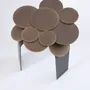 Tabourets pour collectivités - TABOURET SCULPTURE FLOWERS EN LAITON - STUDIO SOL LECCIA