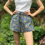 Sleepwear - Sleep Shorts: Jaipur Blue and Yellow - LIME TREE DESIGN