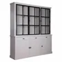 Boîtes de rangement  - Vitrine Kubic Metal 2x3 portes 3 tiroirs - XO INTERIORS