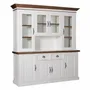 Storage boxes - Vitrine Chic Oak 2x4 portes 2 tiroirs - XO INTERIORS