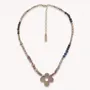 Bijoux - Collier simple pendentif nacre brune - Montmartre - NATURE BIJOUX