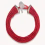 Bijoux - Collier plastron fermoir bouton nacre - Sumida - NATURE BIJOUX