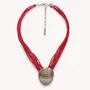 Jewelry - Short necklace with black lip pendant - Sumida - NATURE BIJOUX