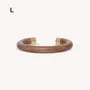 Jewelry - Large rigid bracelet with 2 shell cab - Oman - NATURE BIJOUX