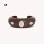 Jewelry - Medium rigid bracelet with 3 shell cab - Oman - NATURE BIJOUX
