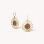 Jewelry - Golden MOP hook earrings - Corallium - NATURE BIJOUX