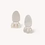 Bijoux - Boucles d'oreilles clips 3 perles d'eau douce - Bora Bora - NATURE BIJOUX