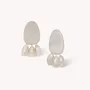 Jewelry - Post earrings with 3 FWP dangles - Bora Bora - NATURE BIJOUX
