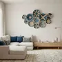 Autres décorations murales - Indigo Compass : ensemble de 11 assiettes murales en osier faites à la - SARMAL DESIGN