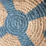 Autres décorations murales - Indigo Compass : ensemble de 11 assiettes murales en osier faites à la - SARMAL DESIGN