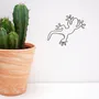 Chambres d'enfants - Décoration Murale en fil de fer - Silhouette Salamandre - à punaiser - BIJOUX DE MUR