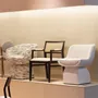 Chairs for hospitalities & contracts - Small Lounge Chair OSCAR Upholstered Bouclé,  COM/COL & Swivel Option - DUISTT