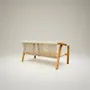 Lawn sofas   - Olefin teak and rope outdoor lounge - SBH3 - BALINAISA