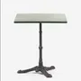 Other tables - Table bistrot rectangulaire pied belle époque B_18 700*700 - SILLON