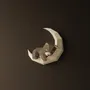 Children's decorative items - Papercraft 3D DIY Kits - Bear and Moon Wall Decor - MOKI MOKI