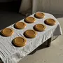Assiettes au quotidien - Lot de 8 assiettes à dessert en grès orange foncé Longchamp D19,5 - OFFICE OBJETS