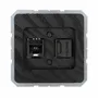 Office design and planning - 2 x Modular jack socket - WEMEL WOOD