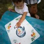 Repas pour enfant - Set de Table - La Baleine et les Fleurs - POP ET SES FRÈRES