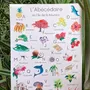Children's decorative items - Poster alphabet - Plastifiée Colorée - POP ET SES FRÈRES