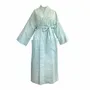 Vêtements de nuit - Kimono long en coton - Flora Pastel - LIME TREE DESIGN