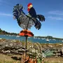 Accessoires de déco extérieure - Girouette Emma Poule - LES RITOURNAILES