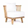 Canapés - Le Fauteuil Une Place Malawi - Blanc Naturel - BAZAR BIZAR LIVING