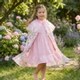 Déguisements pour enfant - Cape Sequins Galaxia rose TU - Déguisement - LABAY