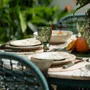 Tables de jardin - Table à manger - 120X120X75cm - Ocel - Marbre Calacatta Oro - STONE VALLEY