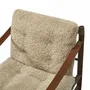 Objets design - FAUTEUIL 'LODGE' FAUSSE PEAU DE MOUTON CAMEL - FANCY