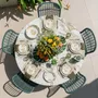 Tables de jardin - Table à manger - 180X180X75cm - Ocel - Marbre Calacatta Oro - STONE VALLEY