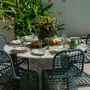 Tables de jardin - Table à manger - 180X180X75cm - Ocel - Marbre Calacatta Oro - STONE VALLEY