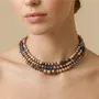 Bijoux - Collier plastron 3 rangs - Montmartre - NATURE BIJOUX