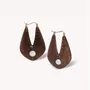 Bijoux - Boucles d'oreilles créoles plates - Oman - NATURE BIJOUX