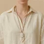 Bijoux - Collier long pendentif multi perles baroques - Bora Bora - NATURE BIJOUX