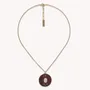 Bijoux - Collier chaine dorée petit pendentif rond - Oman - NATURE BIJOUX