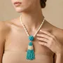 Bijoux - Collier pendentif pompon - Manitoba - NATURE BIJOUX
